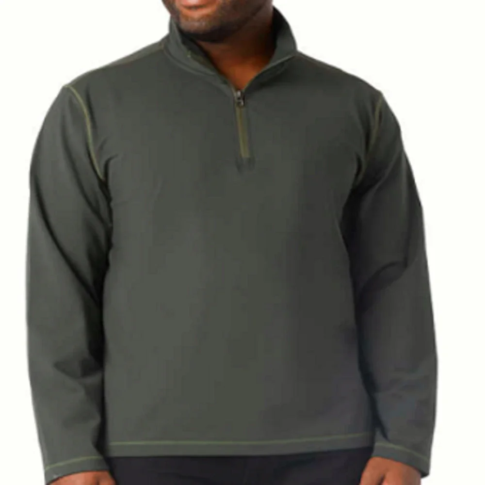 32 DEGREES Men’s Heat Tech ¼ Zip pullover, green - Picture 2 of 2